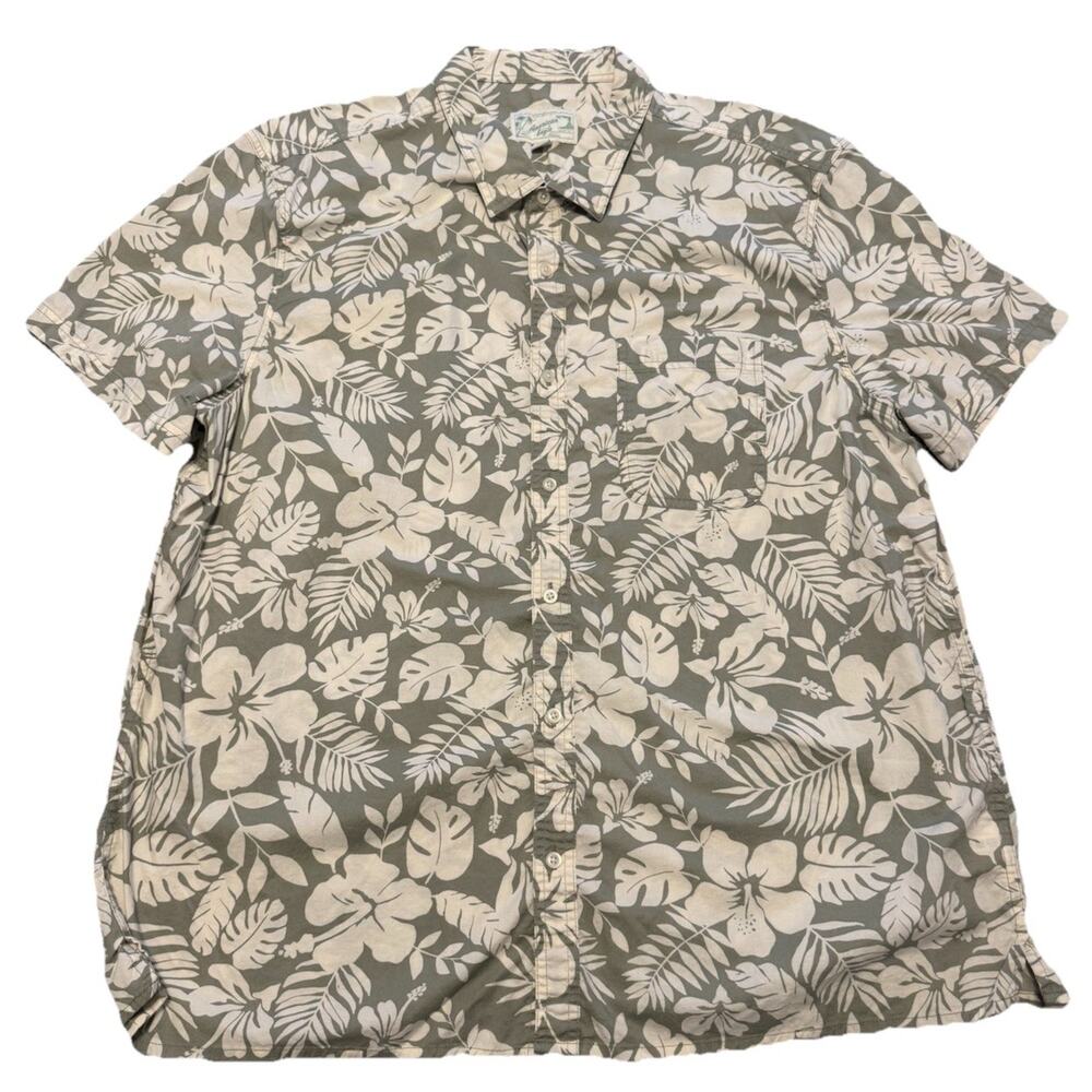 American Eagle Outfitters Men's Short Sleeve Green Shirt, Size XXXL